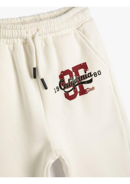 Basic Jogger Eşofman Altı Şardonlu Cepli Beli Bağlamalı modelleri