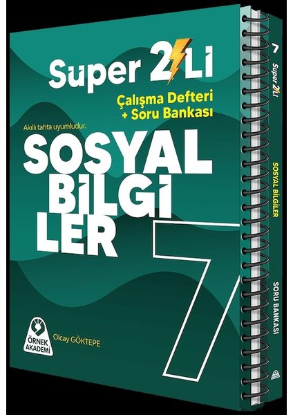 7. Sınıf Süper 2'li Sosyal Bilgiler Seti