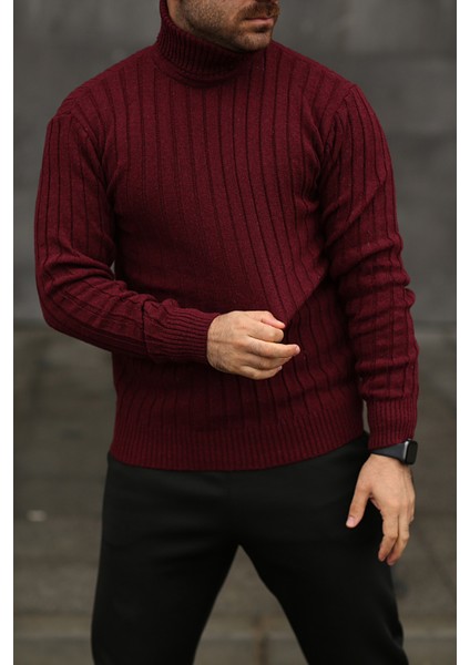 Unisex Balıkçı Yaka Triko Kazak