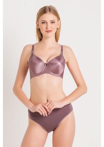 Düz Kumaşlı Çinko İnce Süngerli Büyük Beden Toparlayıcı Sütyen C5T7N3O8