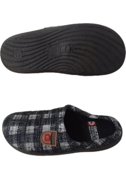Unisex Füme -Kareli Günlük Ultra Hafif Ev Içi Terlik modelleri