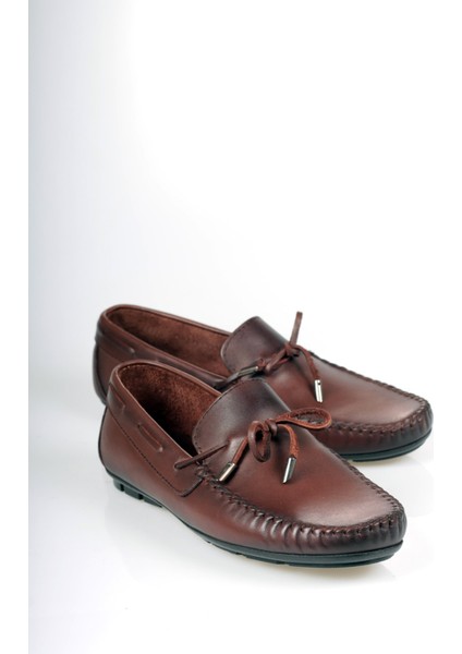 Deri Loafer Kahverengi Erkek Ayakkabı
