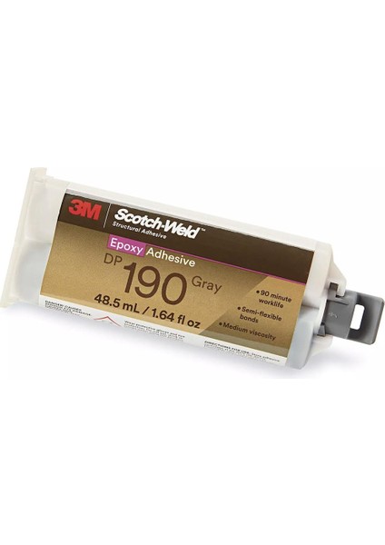 DP190 Gri 48,5ml Epoksi Yapıştırıcı
