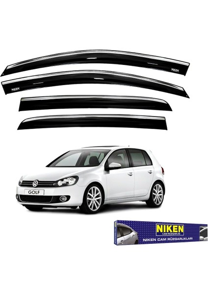 Vw Golf 6 Cam Rüzgarlığı Kromlu 2009 / 2013