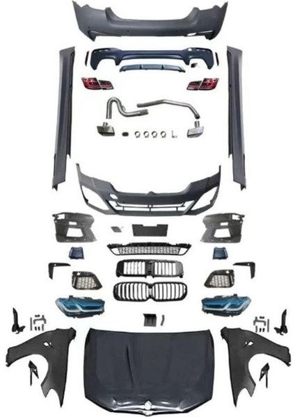 Bmw f10 g30 f90 m5 dönüşüm body kit seti 2009 / 2016