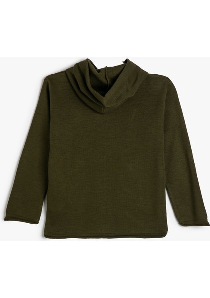 Kapşonlu Kazak Uzun Kollu Kanguru Cepli fiyatları