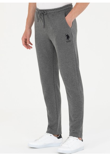 Normal Bel Slim Fit Antrasit Melanj Erkek Eşofman Altı HENBIXSK023