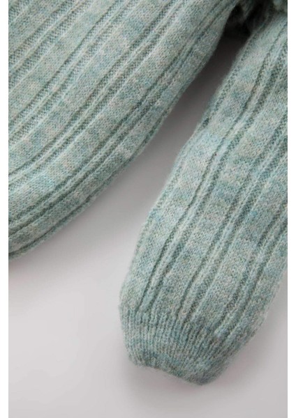 Kız Bebek Regular Fit Bisiklet Yaka Kazak A7043A523WN