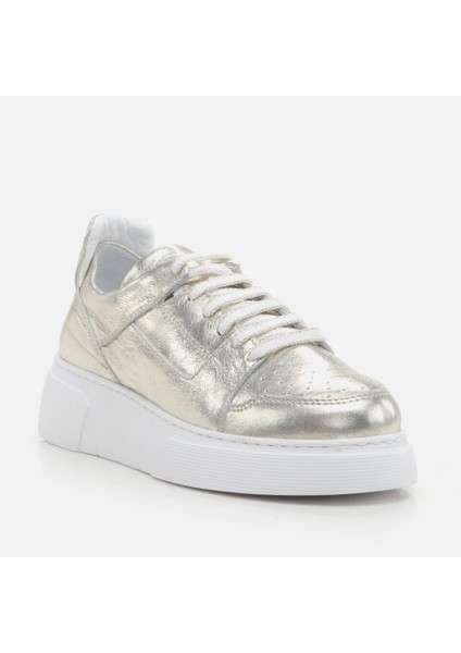 01AYH275850A540 Hakiki Deri Gold Kadın Spor Ayakkabı fiyatları