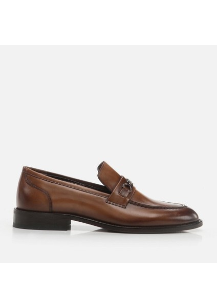 02AYH274000A490 Hakiki Deri Ceviz Erkek Loafer