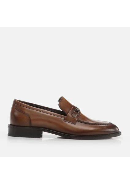 02AYH274000A490 Hakiki Deri Ceviz Erkek Loafer