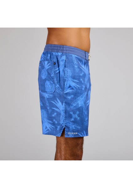 Olaian Uzun Boardshort - Mavi - 100