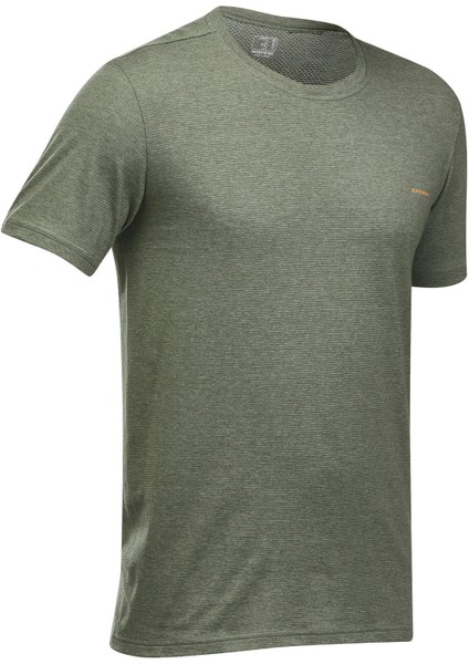 Quechua Erkek Outdoor Tişört - Haki - NH500 fırsatları