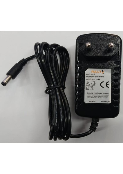 Fully 1611F 9 Volt 2 Amper Adaptör