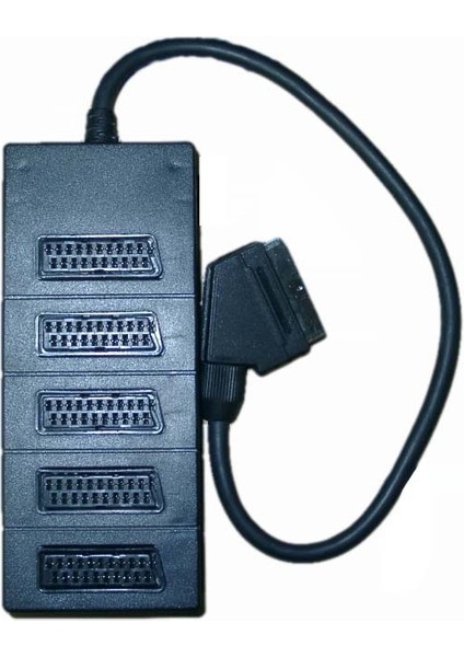 Kablolu Scart Splitter 5 Port