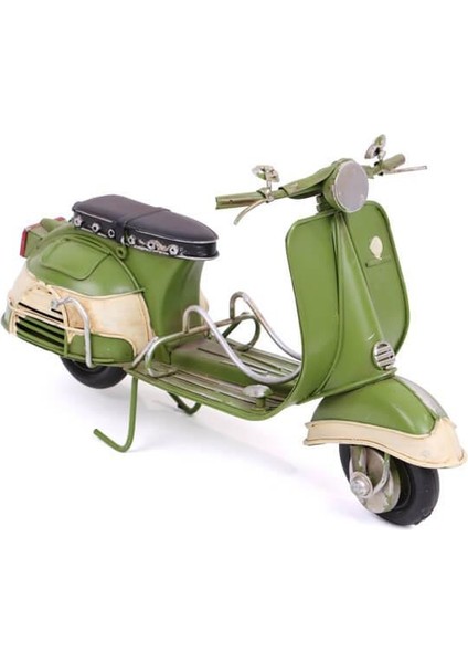 Dekoratif Metal Scooter Vintage Hediyelik Biblo