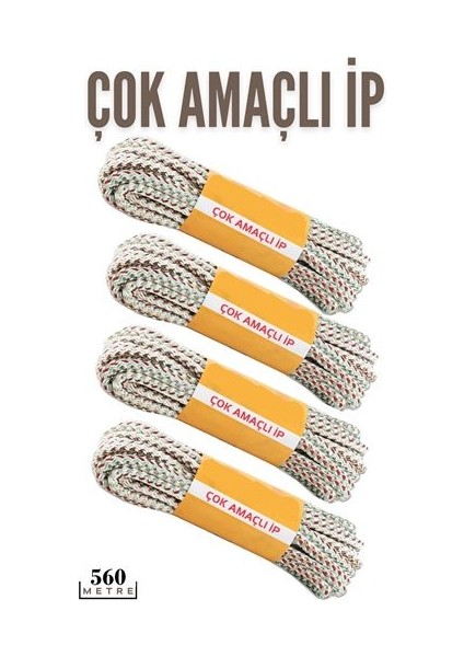 40+16 Adet 560 Metre Çok Amaçlı Hamak İpi 718591