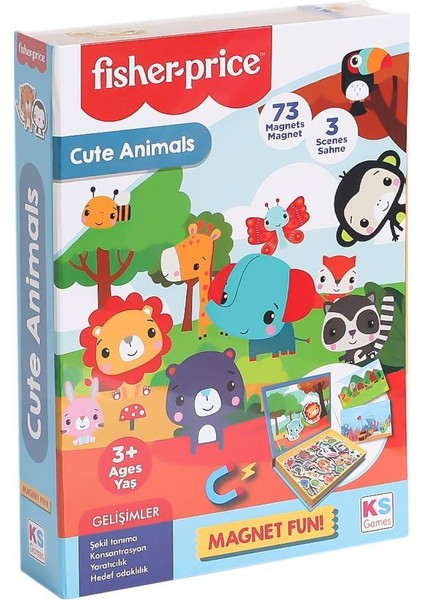 Fp 13408 Fisher Price Baby Puzzle Cute Animals -Ks Puzzle