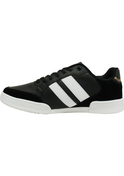 Siyah Beyaz Bağcıklı Sneakers Spor Ayakkabı modelleri