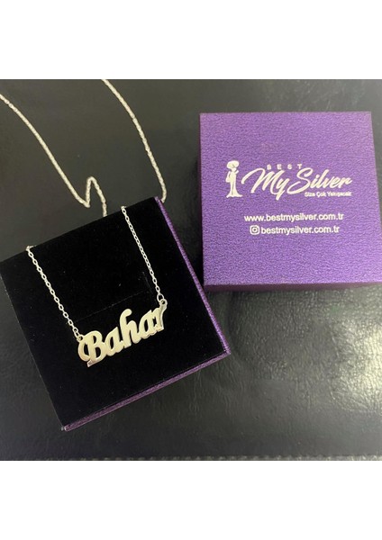 Kadın Gümüş Isimli Kolye