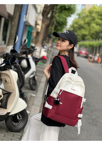 Ortaokul Öğrencileri ve Lise Öğrencileri Için Zıt Renklerde Öğrenci Okul Büyük Kapasiteli Sırt Kore Versiyonu Hafif Üniversite Öğrencisi Naylon Sırt Çantası (Yurt Dışından) modelleri