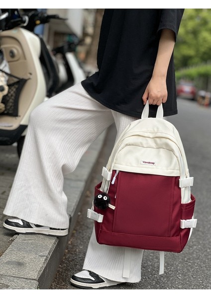 Ortaokul Öğrencileri ve Lise Öğrencileri Için Zıt Renklerde Öğrenci Okul Büyük Kapasiteli Sırt Kore Versiyonu Hafif Üniversite Öğrencisi Naylon Sırt Çantası (Yurt Dışından) fırsatları