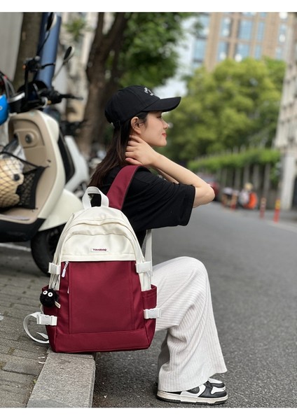 Ortaokul Öğrencileri ve Lise Öğrencileri Için Zıt Renklerde Öğrenci Okul Büyük Kapasiteli Sırt Kore Versiyonu Hafif Üniversite Öğrencisi Naylon Sırt Çantası (Yurt Dışından) indirimleri