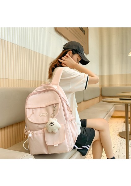 Okul Kız Sevimli Büyük Kapasiteli Niş Okul Kadın Kolej Ortaokul Öğrencisi Sırt Çantası (Yurt Dışından) fırsatları