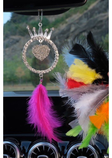 Gümüş Düş Kapanı Içine Sallanan Gümüş Kalp & Tüy fırsatları