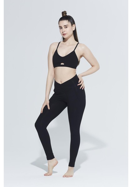 Lenora Kemer Bel Cep Detaylı Organik Pamuk Toparlayıcı Uzun Tayt modelleri