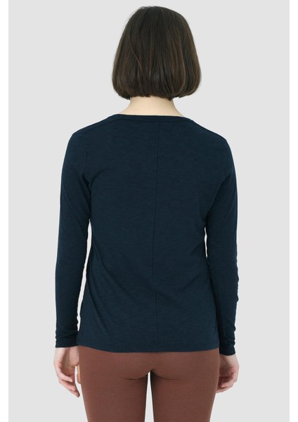 Abungu V Yaka Basic Örme T-Shirt 1046