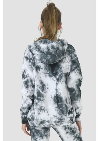 Ela Kapüşonlu 2 İplik Fermuar Detaylı Loose Fit Örme Sweatshirt 1051 fiyatları