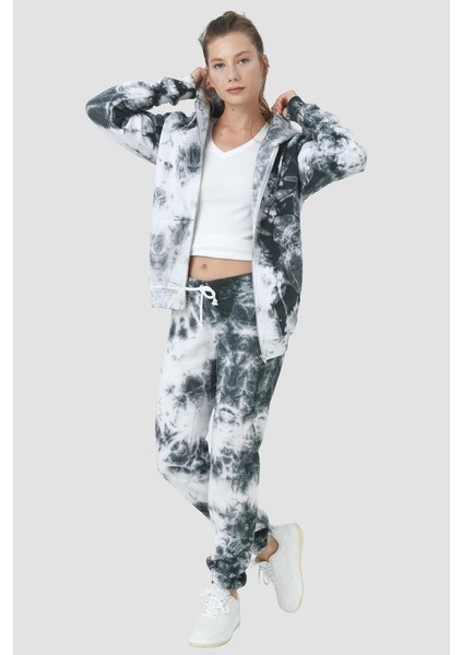 Ela Kapüşonlu 2 İplik Fermuar Detaylı Loose Fit Örme Sweatshirt 1051 fırsatları