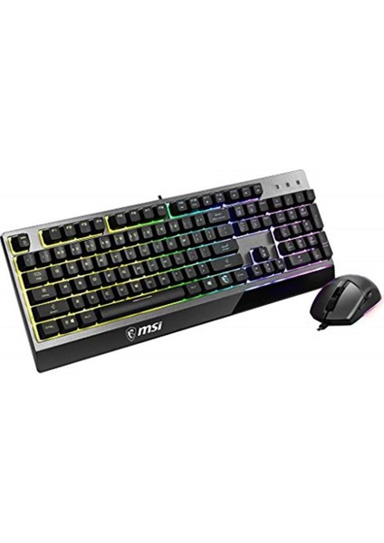 Msi Gg Vigor GK30 Combo Tr Gaming Klavye & Mouse - Rgb LED Aydinlatma USB Baglanti