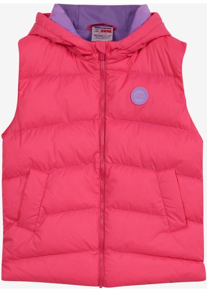 G Outerwear Padded Vest Kız Çocuk Pembe Yelek SK232048-602