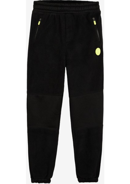 B Outdoor Fleece Jogger Polar Sweatpant Erkek Çocuk Siyah Eşofman Altı SK232162-001