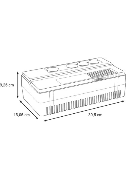 Apc Bv 1000VA 4 Schuko Çıkış Kesintisiz Güç Kaynağı BV1000I-GR