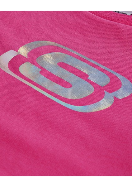 G Lw Fleece Crew Neck Sweatshirt Kız Çocuk Pembe Sweatshirt SK232073-602