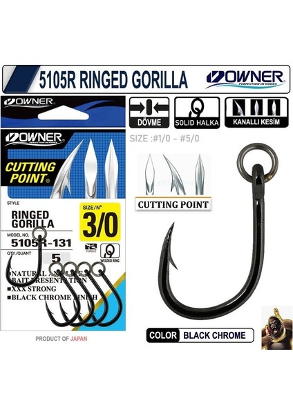5105R Ringed Gorilla Japon Iğne Balıkmarketim