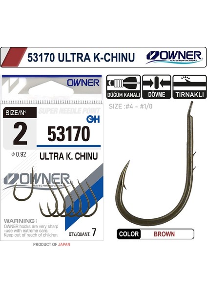 53170 Ultra K. Chinu Brown Japon Iğne Balıkmarketim