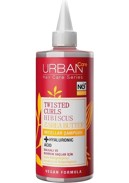 Care Twisted Curls Hibiscus & Micellar Şampuan (340 Ml)