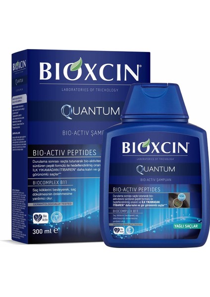 Quantum Bio-Activ Yağlı Saçlar Için Şampuan (1 X 300 Ml)