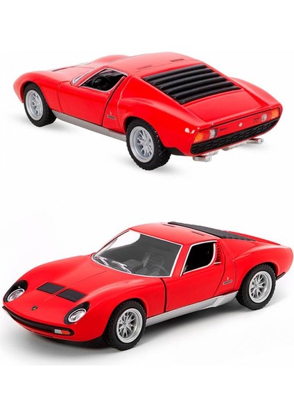 1971 Lmaborghini Miura Diecast Çek Bırak Metal Araba