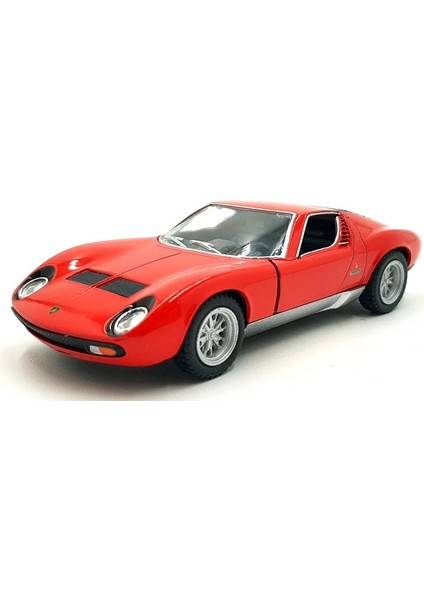 1971 Lmaborghini Miura Diecast Çek Bırak Metal Araba modelleri
