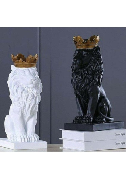 Aslan Kral Heykeli Siyah