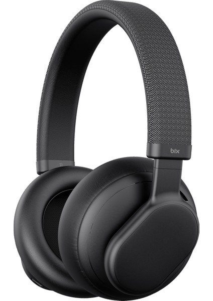 Soundcraft H1 ANC Headphone 35dB'e kadar Hibrit Aktif Gürültü Engelleme, 40mm Dinamik Sürücülü, 47.5 Saat Çalma Süreli Katlanabilir Kulak Üstü Bluetooth 5.3 Kulaklık Siyah