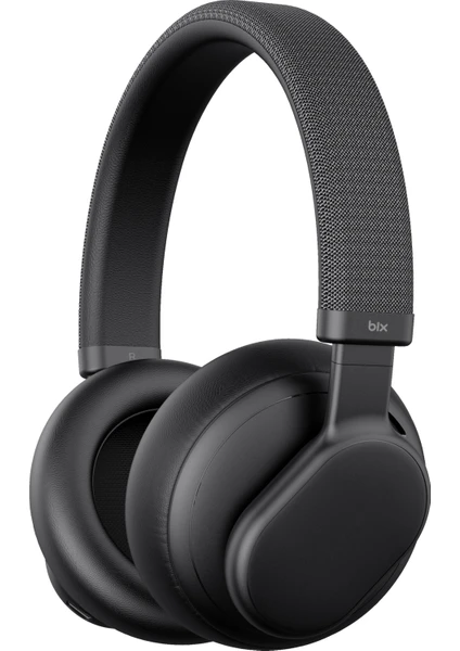 Soundcraft H1 ANC Headphone 35dB'e kadar Hibrit Aktif Gürültü Engelleme, 40mm Dinamik Sürücülü, 47.5 Saat Çalma Süreli Katlanabilir Kulak Üstü Bluetooth 5.3 Kulaklık Siyah