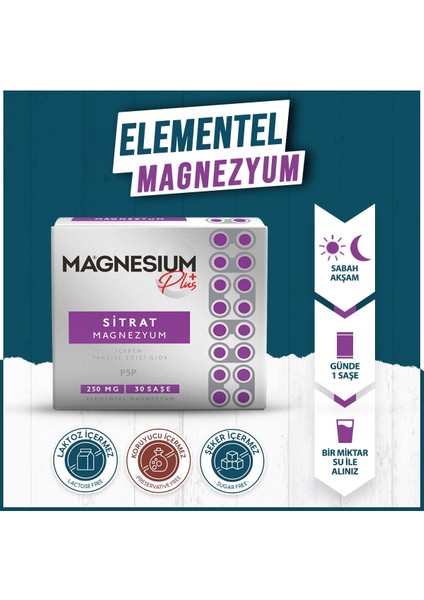 Magnesıum Plus S (Magnezyum Sitrat) & P5P