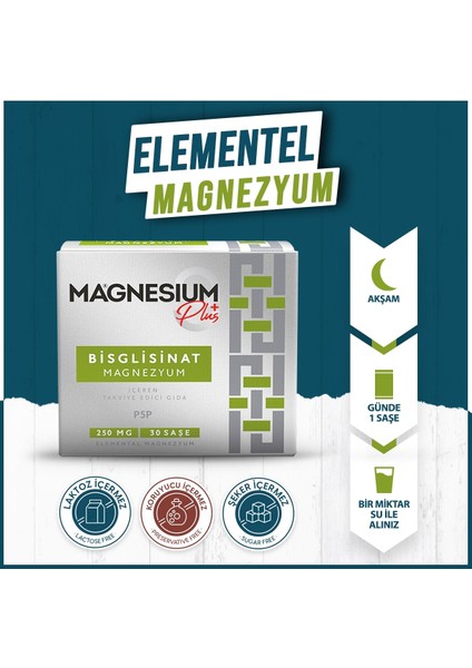 Magnesıum Plus G (Magnezyum Bisglisinat) & P5P