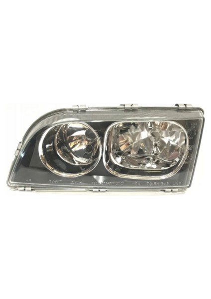 Volvo S40 V40 Sağ Far Siyah Krom Çerçeveli 2003-2004